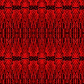 gradual red motif fabric