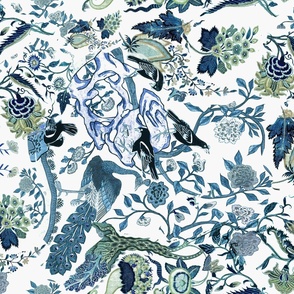 Chinoiserie Blue Rotated
