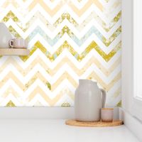 watercolor chevron rust vintage 