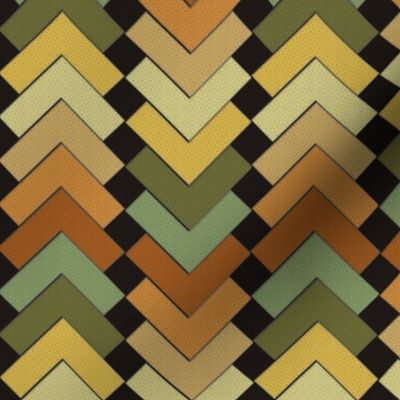 chevron squares earthen mix