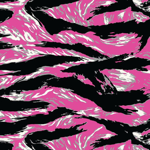 Lady Tigerstripe Camo - Hot Pink Colorway