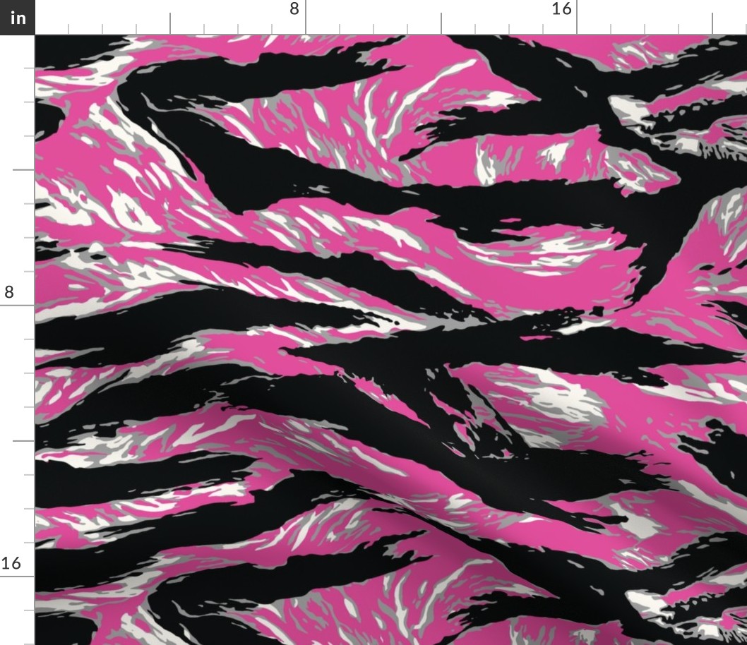 Lady Tigerstripe Camo - Hot Pink Colorway