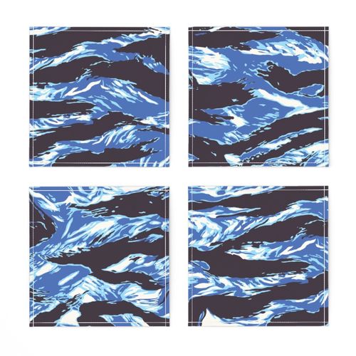 Lady Tigerstripe Camo - Blue Colorway