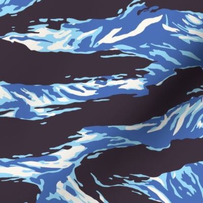 Lady Tigerstripe Camo - Blue Colorway