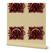 RED / BK Crest Placemats