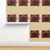 RED / BK Crest Placemats