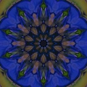Blue Green Kaleidoscope