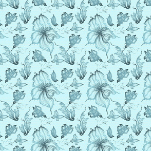 vintage flower pattern