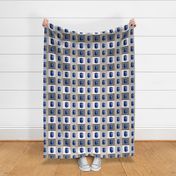 Police Box Cheater Quilt Blocks