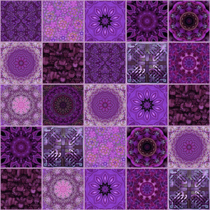 Purple Crazy Quilt