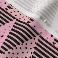 Baby Pink  Bunting Triangles