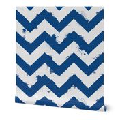 Ombre Watercolor Chevron-navy