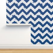 Ombre Watercolor Chevron-navy