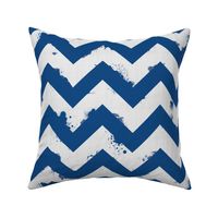 Ombre Watercolor Chevron-navy