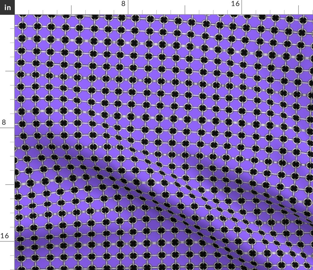 5/8" faux grommets on purple