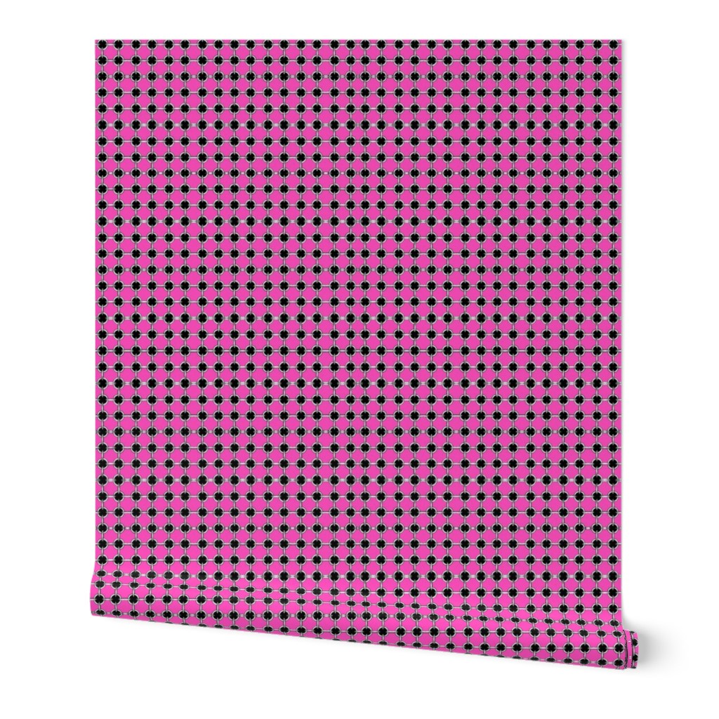 5/8" grommets on hot pink