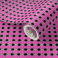 5/8" grommets on hot pink