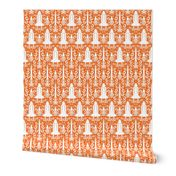 Rocket Science Damask (Orange)