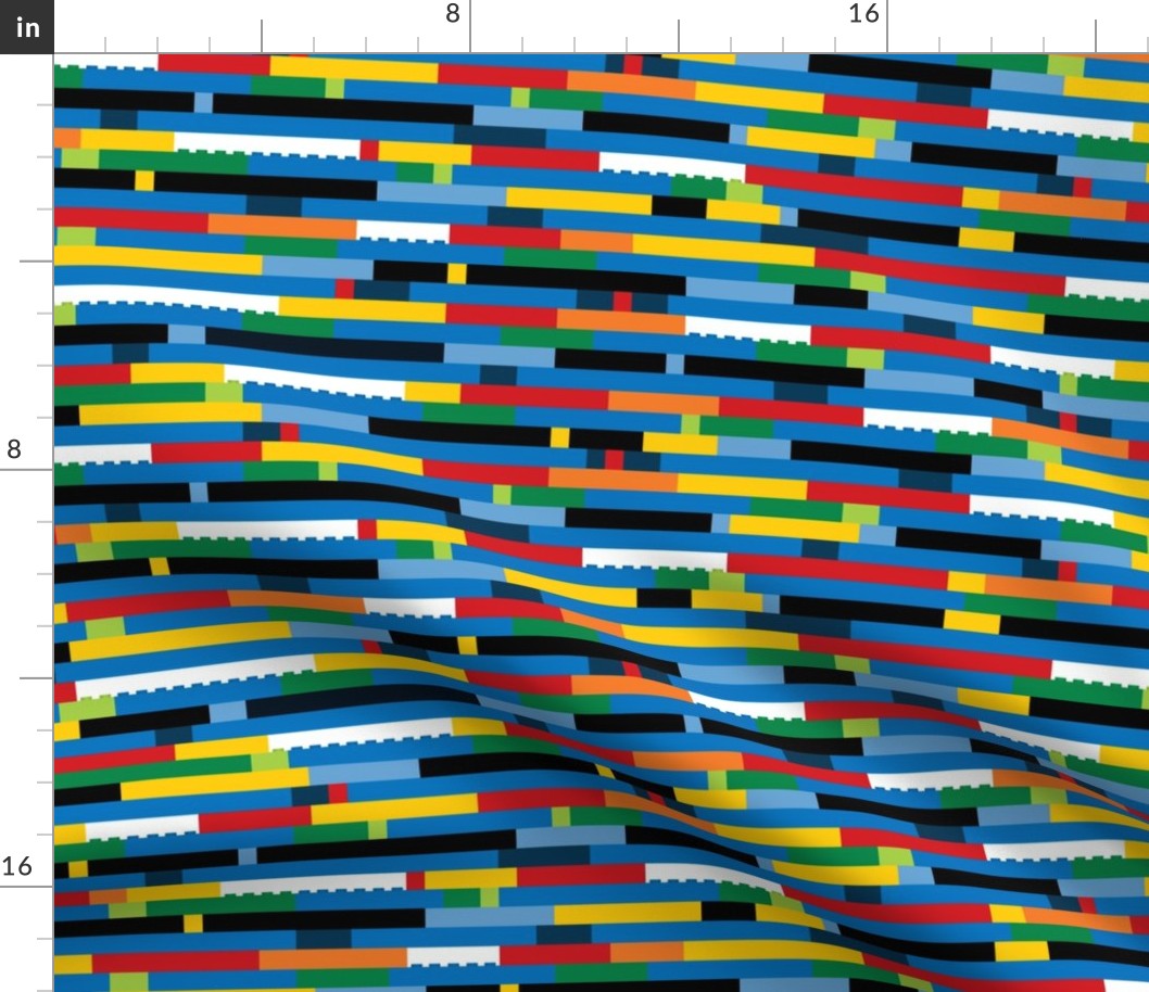 Interlocking Brick Wall Primary - Dense