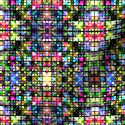 Colorful Tiny Lights Mosaic ﻿© Gingezel™ 2014