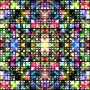 Colorful Tiny Lights Mosaic ﻿© Gingezel™ 2014