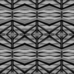 Geometric Abstract 1 (B/W)