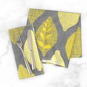 Amalfi Lemon Linen.Graphite