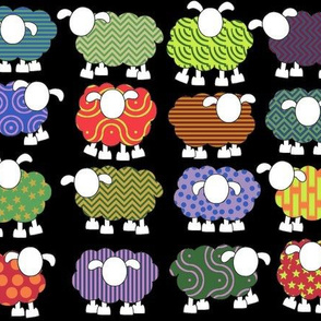 colorful sheeps!
