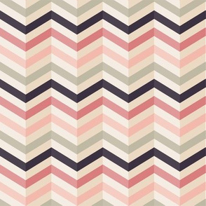 Chevron pattern in soft pink colors