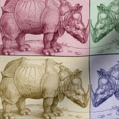 Vintage Rhino Squares