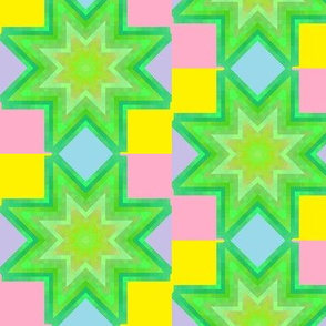 Patchwork Color Star