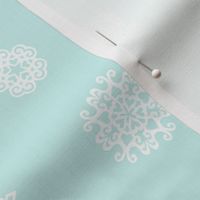cut paper stars on ice blue, synergy0012