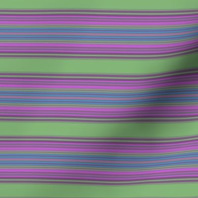 Green and Pink Horizontal Stripe © Gingezel™ 2013