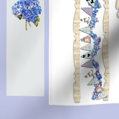 Hydrangea Dishtowel Foursome