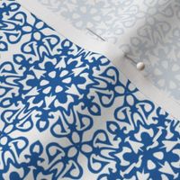 Blue Damask