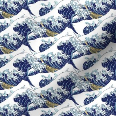 the tiny waves of Hokusai (6")