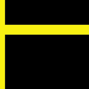 Yellow on Black Windowpane Grid