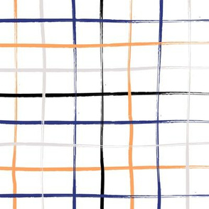 White plaid, pool tiles pattern 