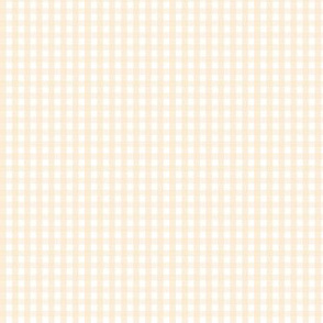 tiny gingham ivory