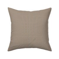 tiny gingham brown