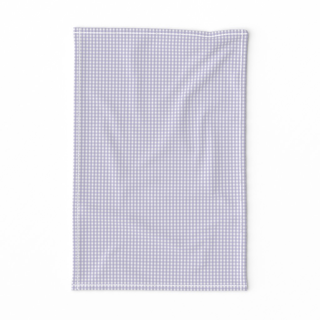 tiny gingham light purple