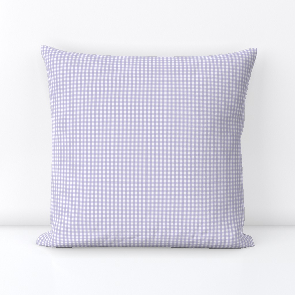 tiny gingham light purple