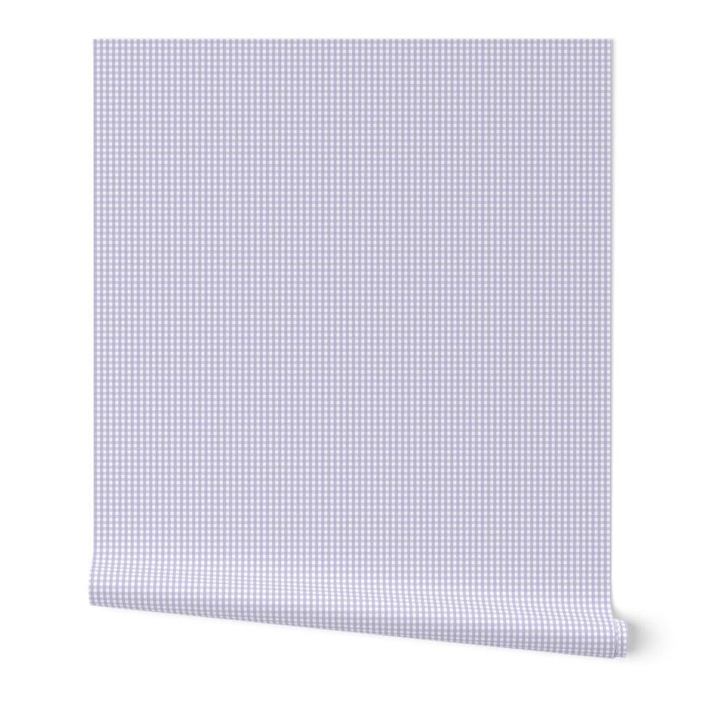 tiny gingham light purple