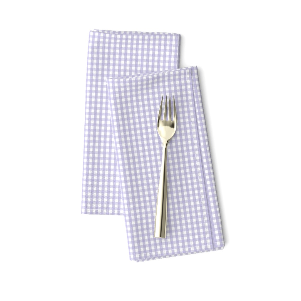 tiny gingham light purple