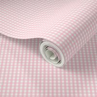 tiny gingham light pink