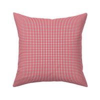 tiny gingham red