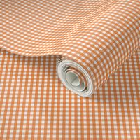 tiny gingham orange