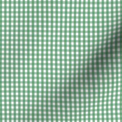 tiny gingham kelly green