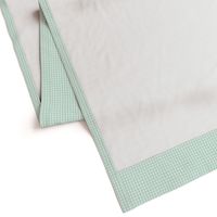 tiny gingham mint green