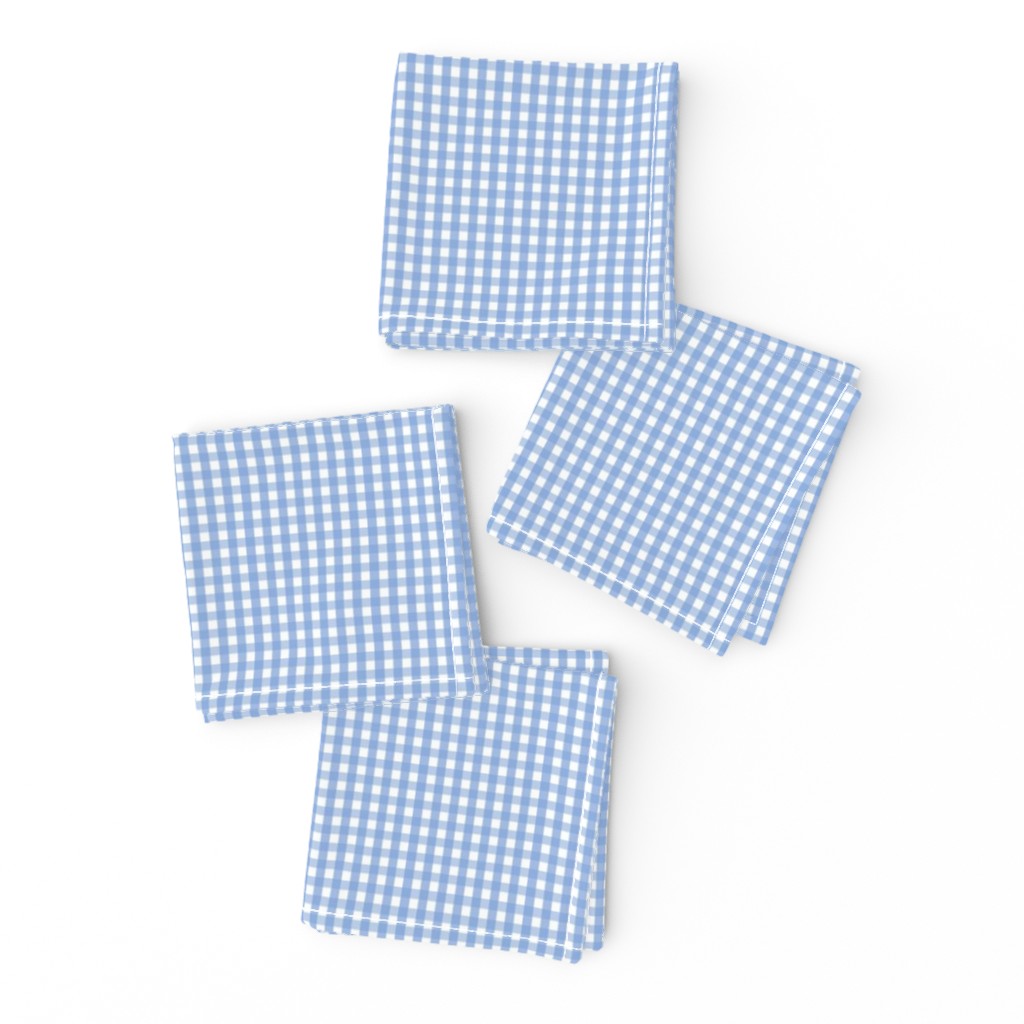 tiny gingham cornflower blue dorothy costume